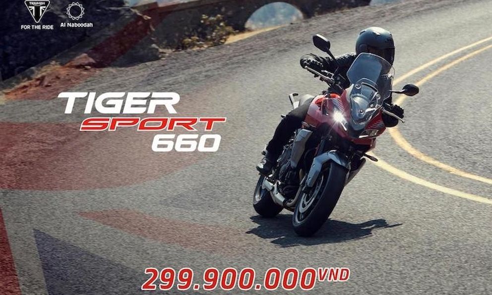 Không ngoài dự đoán, “xế phượt” Triumph Tiger Sport 660 chốt giá 300 triệu đồng tại Việt Nam