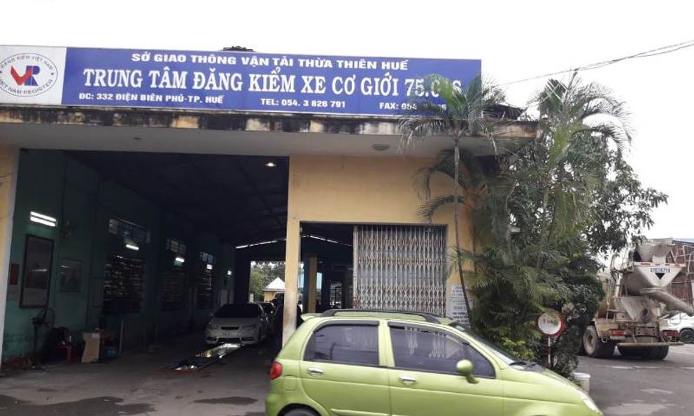 Khám xét khẩn cấp Trung tâm đăng kiểm xe cơ giới tại Huế