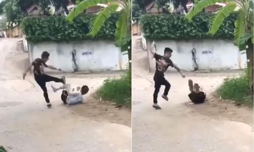 Nam sinh lớp 10 đánh người dã man, bắt quỳ: Là “dân anh chị nhí nổi tiếng”