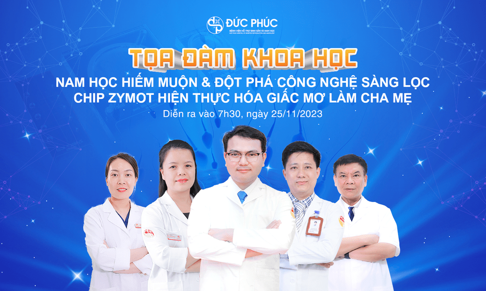 Tọa đàm khoa học giới thiệu công nghệ sàng lọc tinh trùng Zymot