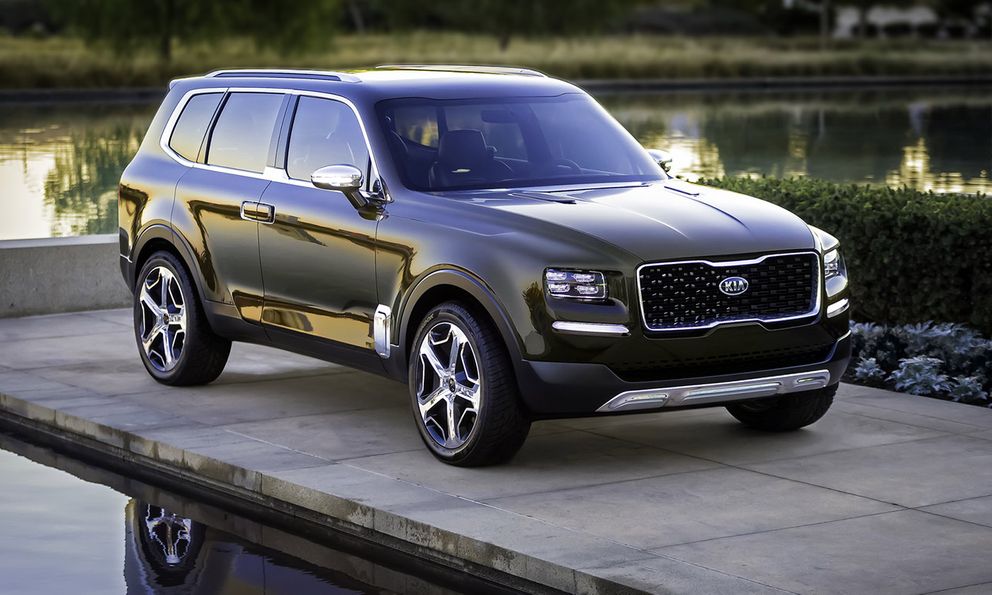 Cận mặt KIA Telluride - SUV đầu bảng thực thụ của người Hàn