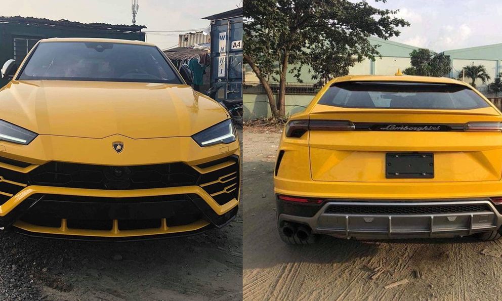 Siêu xe đắt giá Lamborghini Urus màu vàng 