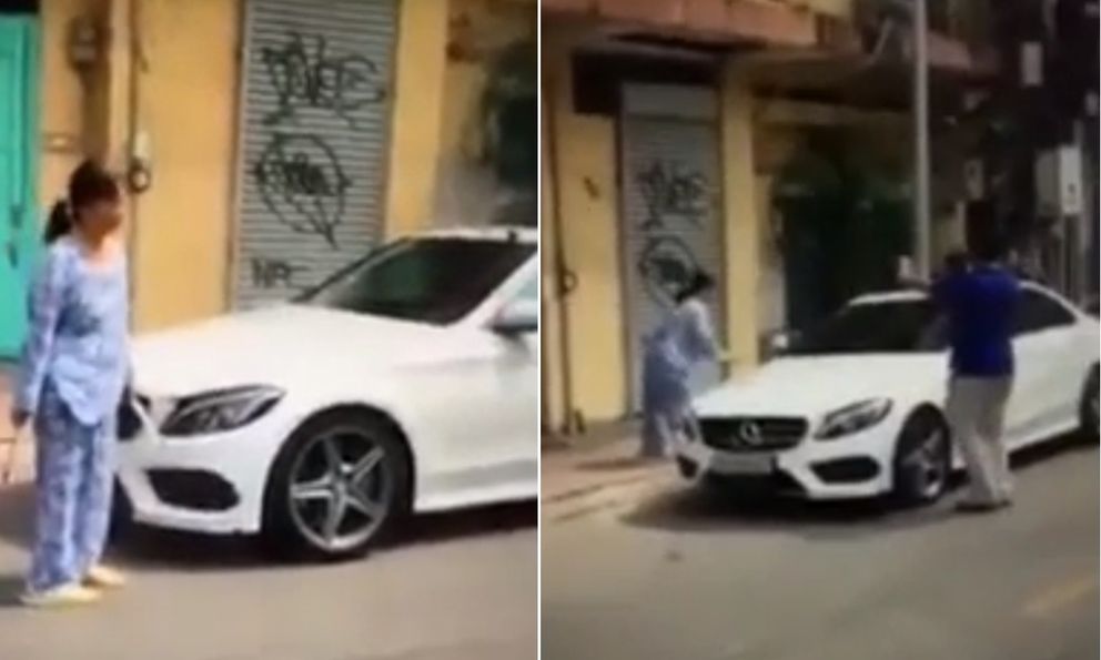 Cụ bà đập xe Mercedes: Những tiếng cười khả ố vô cảm bên đường!