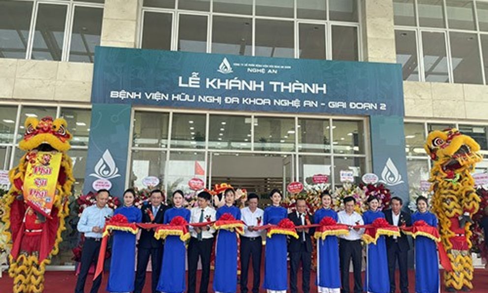 Khánh thành kỹ thuật Bệnh viện Hữu Nghị Đa khoa Nghệ An giai đoạn 2