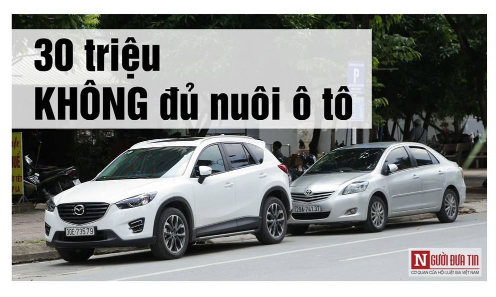 Thu nhập 30 triệu không đủ nuôi ô tô tại Hà Nội